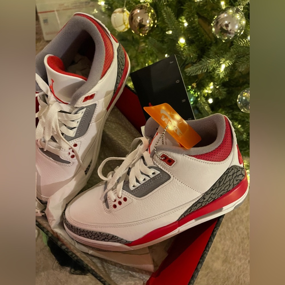 Air Jordan 3 Retro Fire Red Size M6.5/W8